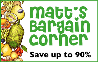 Extra 5% off clearance products in Matt's bargain corner.